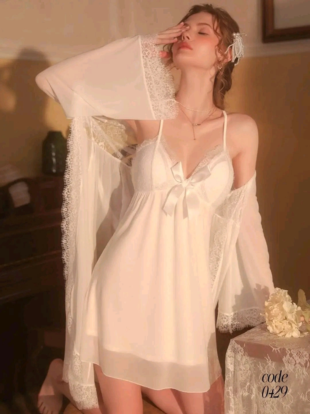 White lingerie