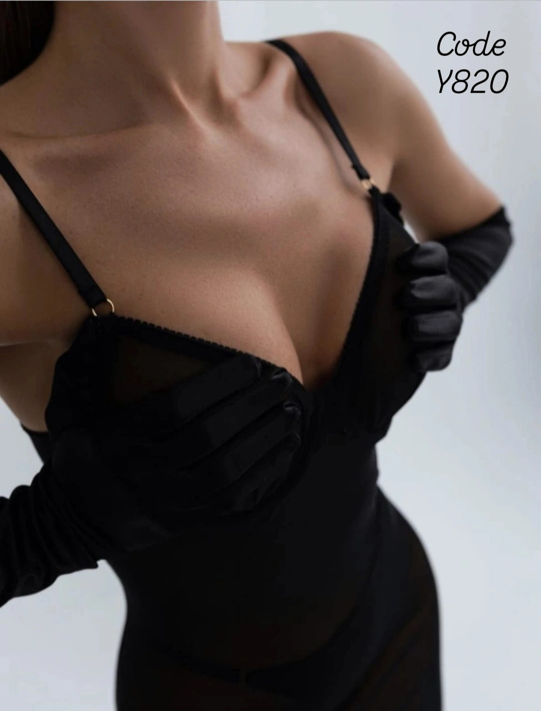 Strappy Mesh Lingerie