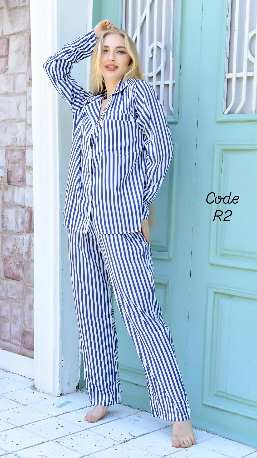 Striped Satin Pajama