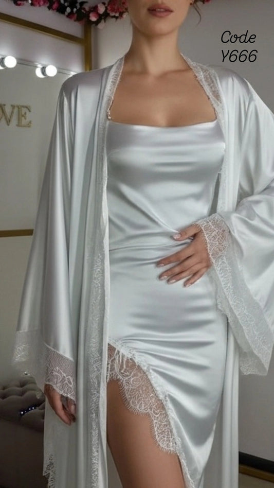 Elegant Satin Lingerie Set