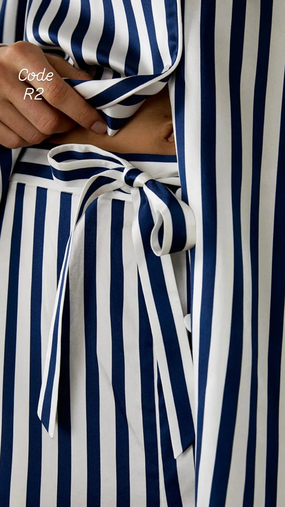 Striped Satin Pajama
