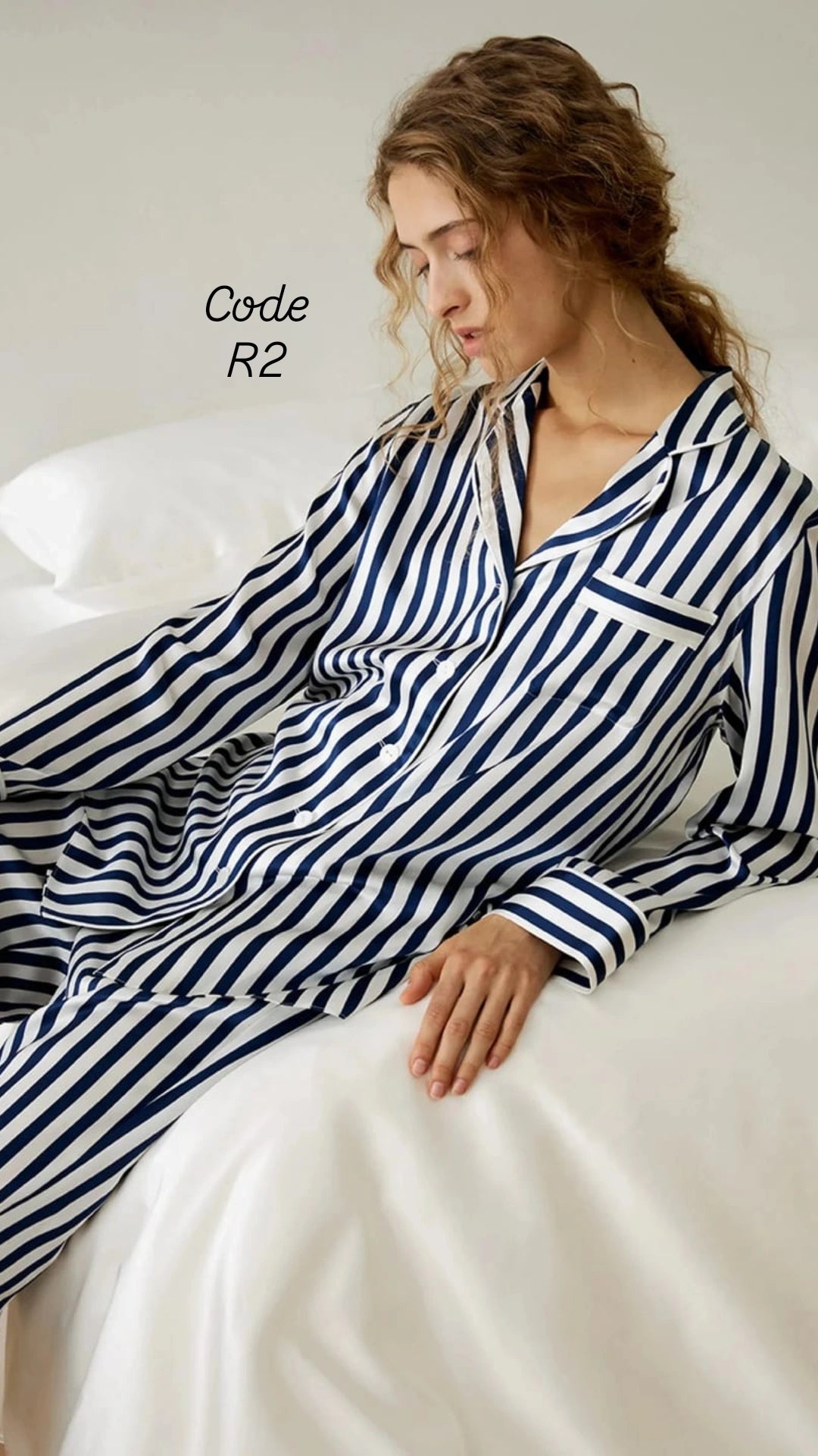 Striped Satin Pajama