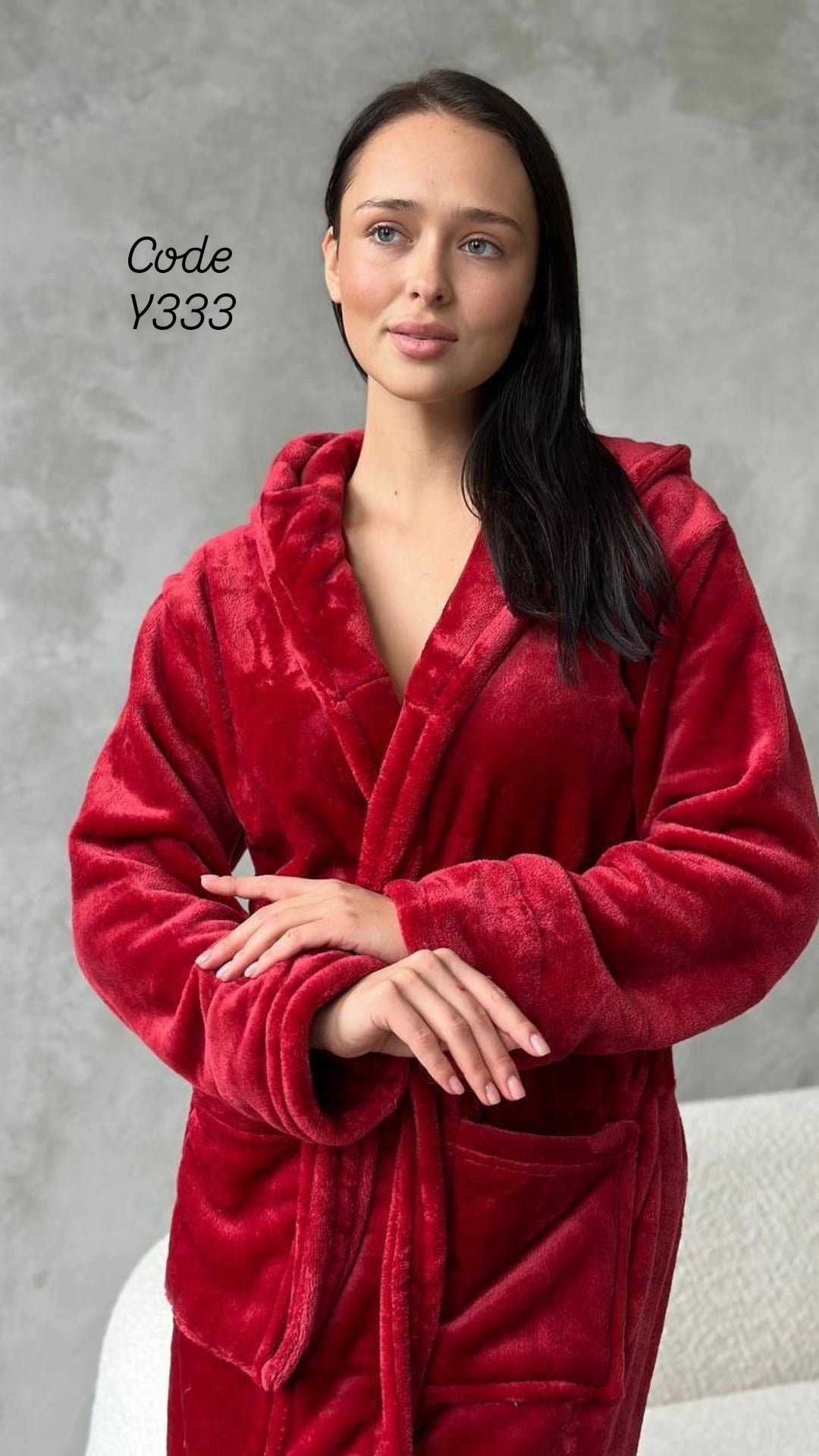 Plush Home Robe"