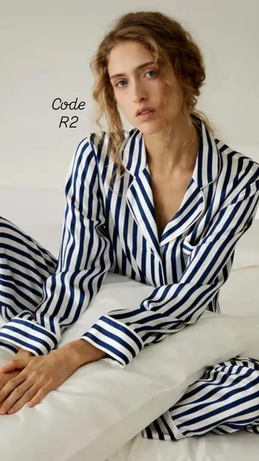 Striped Satin Pajama