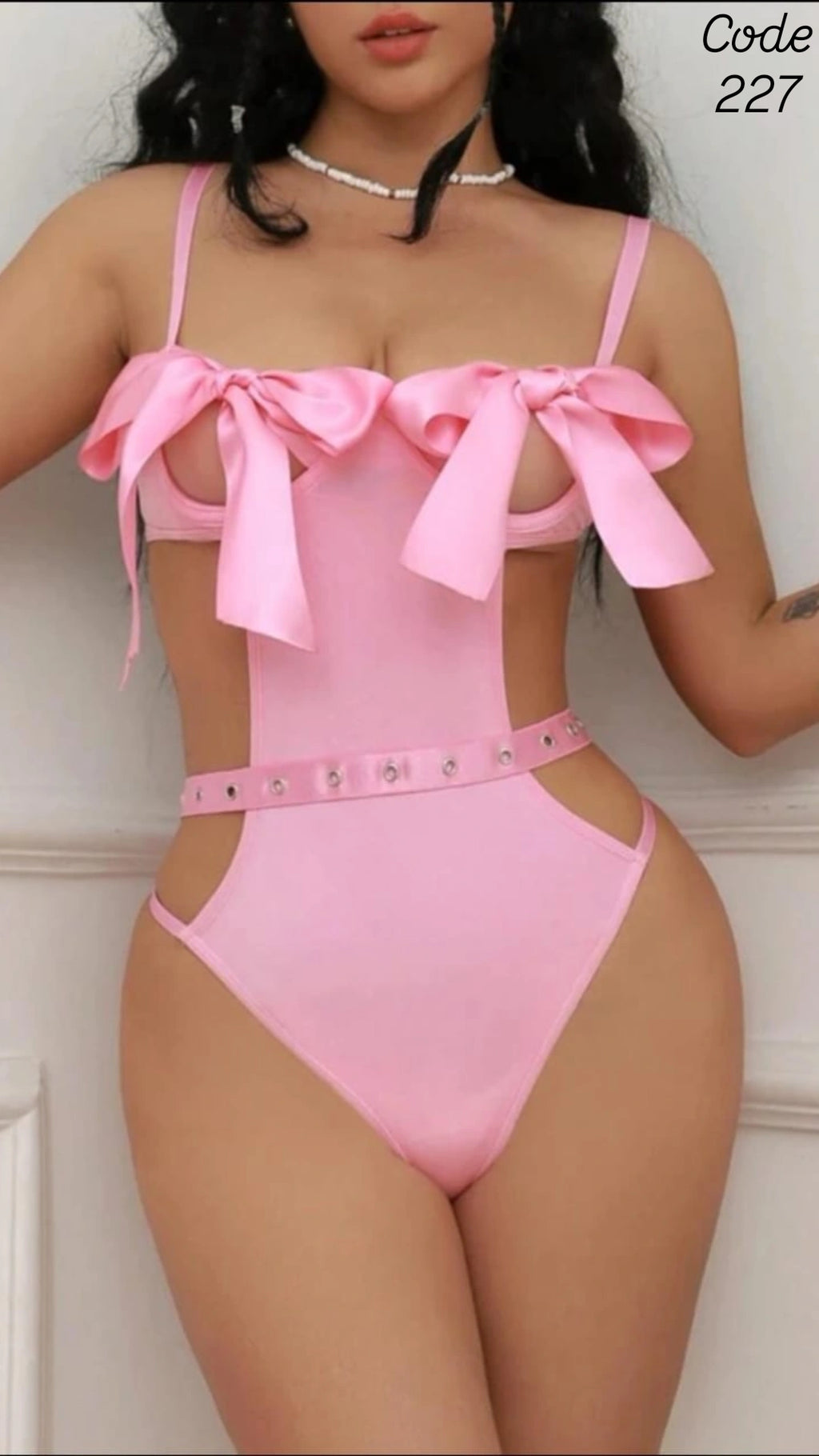 satin bows lingerie