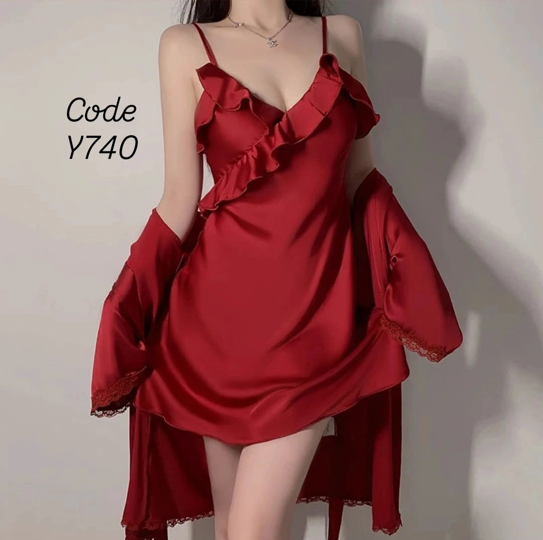 Satin Elegance Robe Set