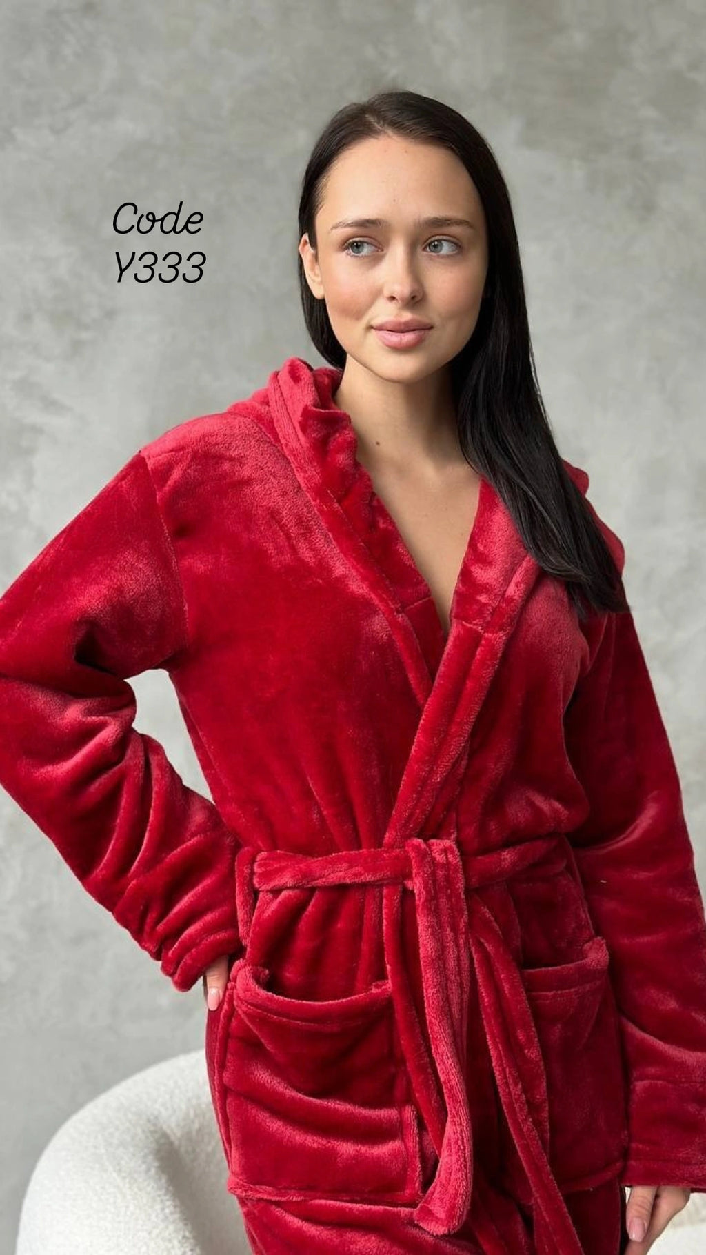 Plush Home Robe"