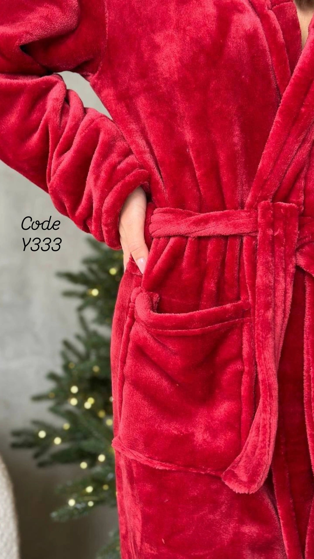 Plush Home Robe"