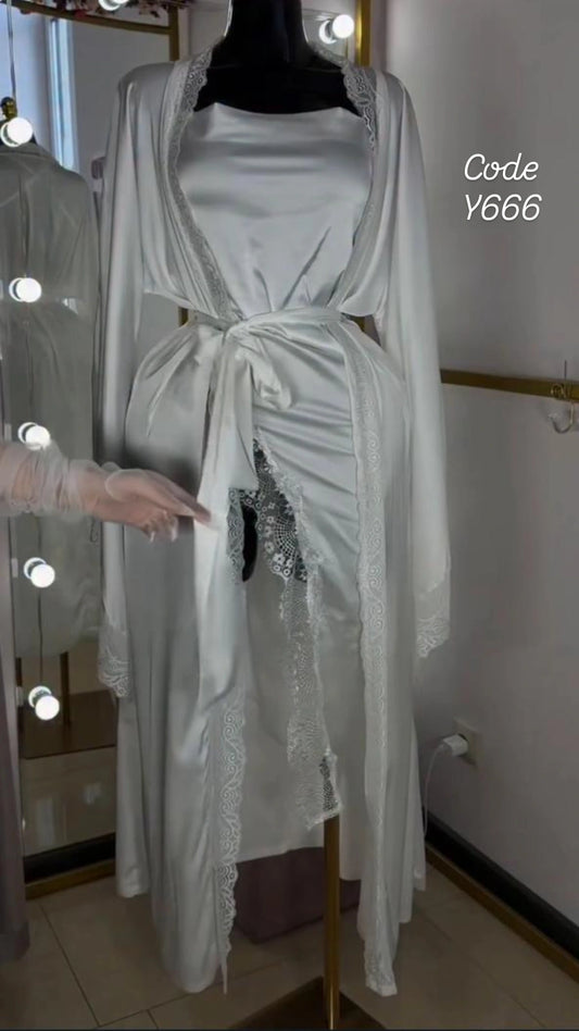 Elegant Satin Lingerie Set