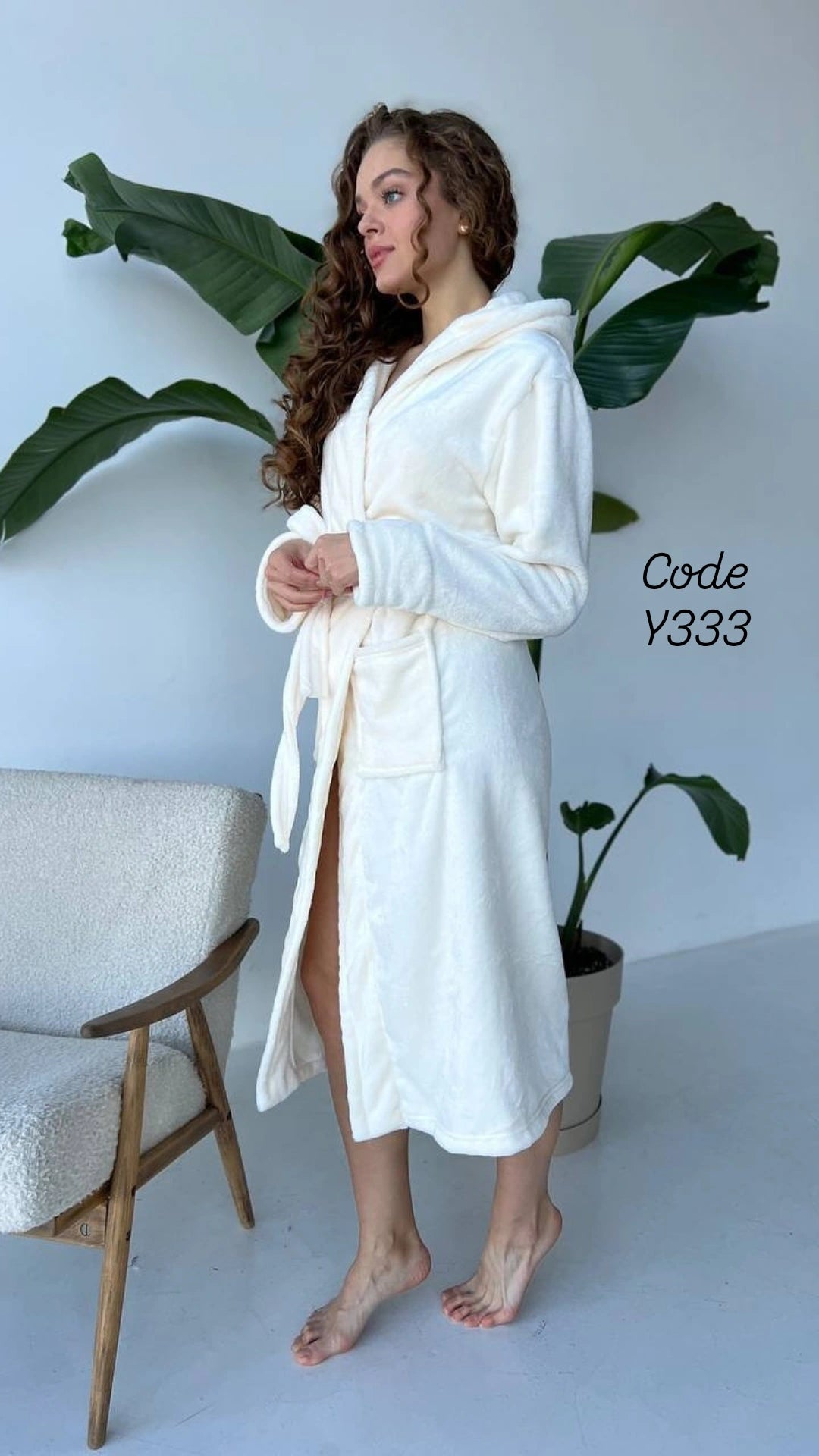 Plush Home Robe"