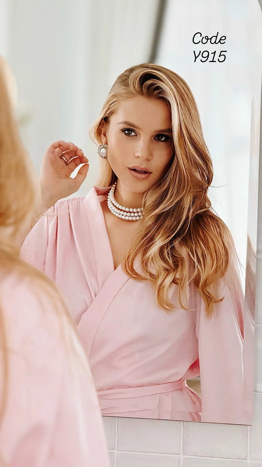 Feather Satin Robe