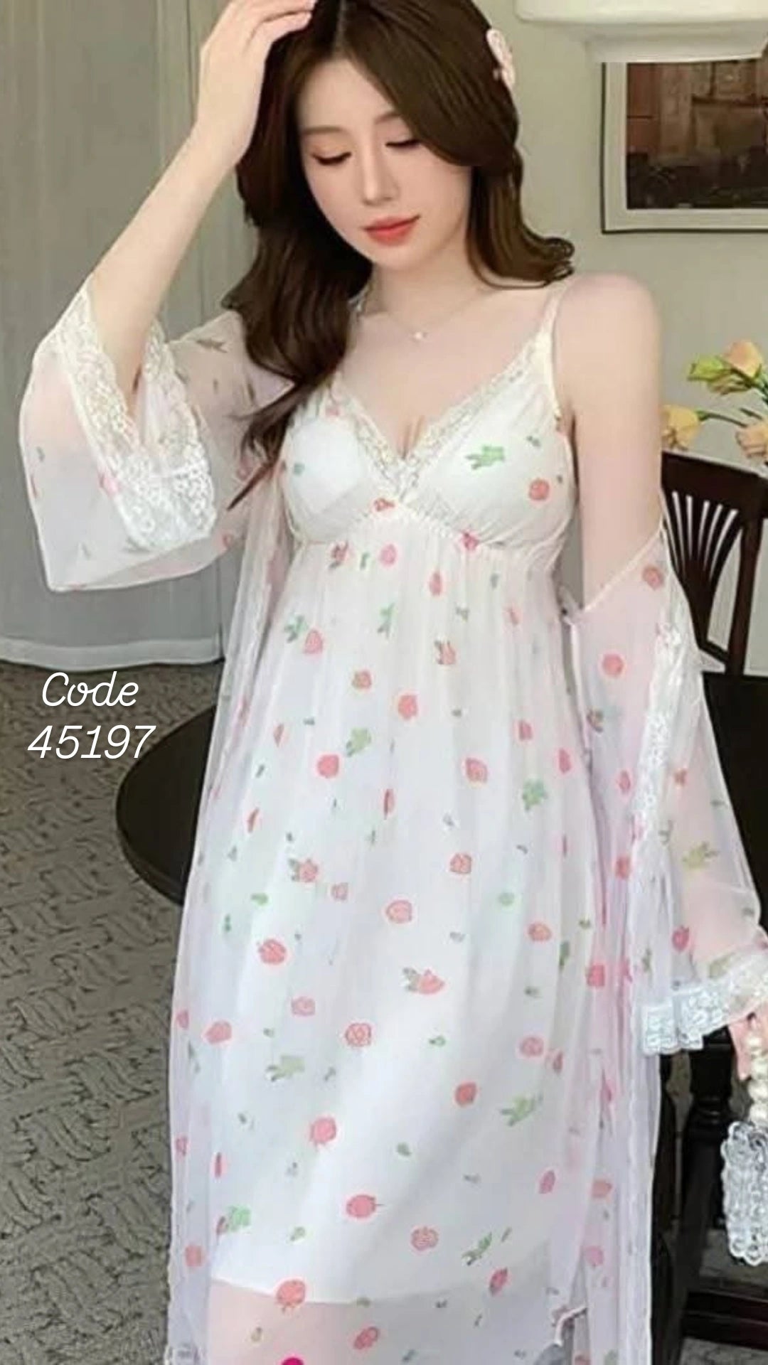 Floral Sheer Lingerie