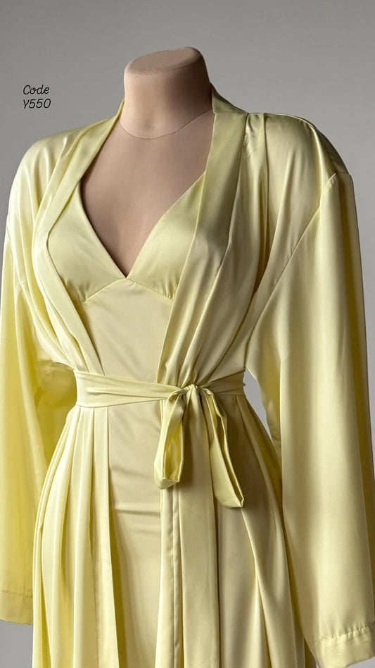 Elegant Satin Robe