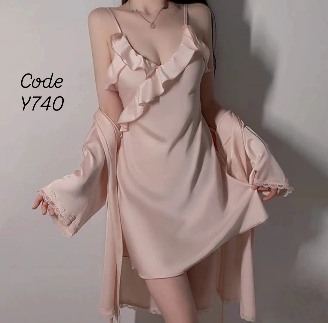 Satin Elegance Robe Set