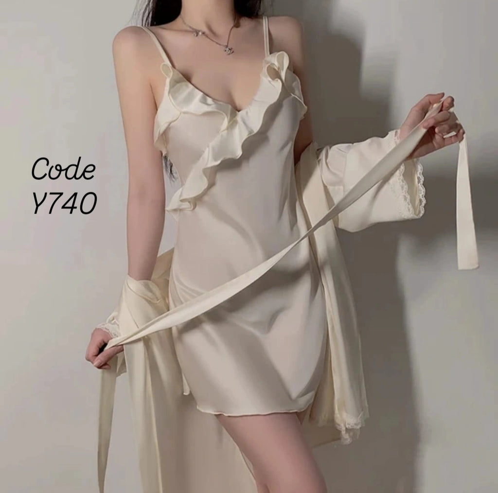 Satin Elegance Robe Set