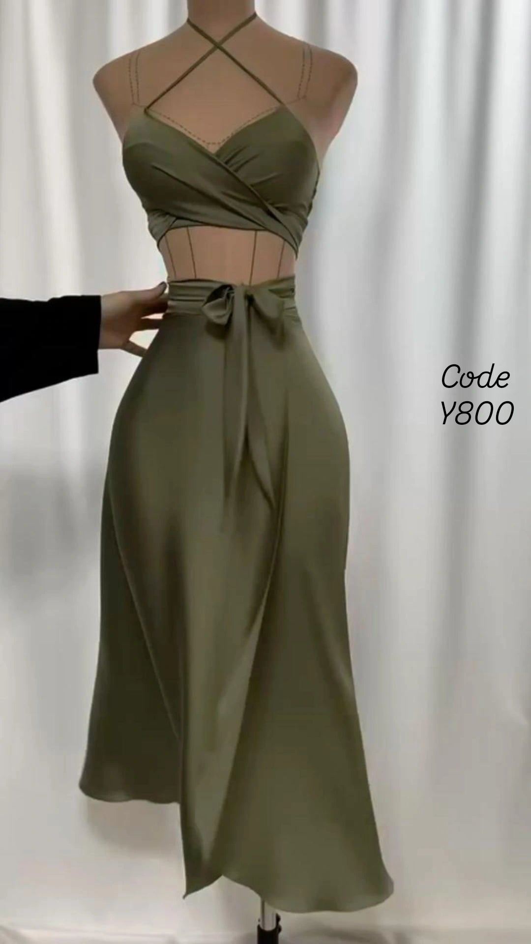 Satin Wrap Lingerie